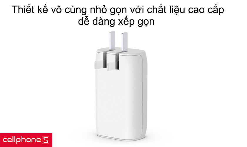 Thiết kế vô cùng nhỏ gọn với chất liệu cao cấp, dễ dàng xếp gọn