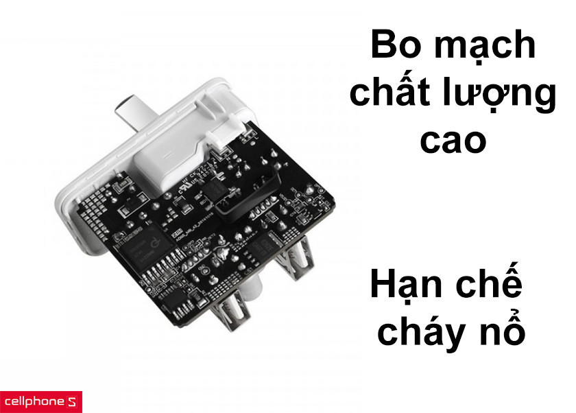bo mạch chất lượng cao hạn chế cháy nổ