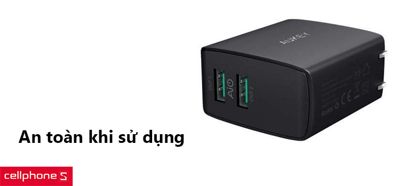 Sạc an toàn, không rò rỉ tích điện, được bảo hành 24 tháng