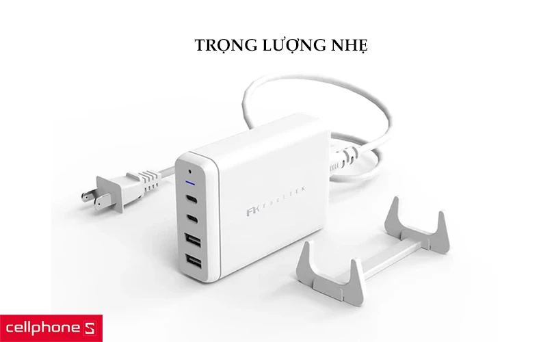 Củ sạc nhanh FeelTek Mega PD Dock 75W - Trọng lượng nhẹ