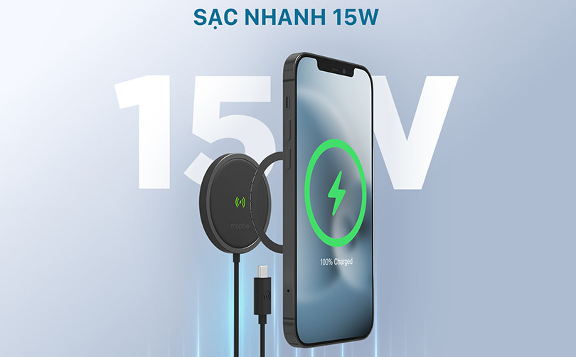 Thiết kế siêu mỏng, công suất sạc 15W