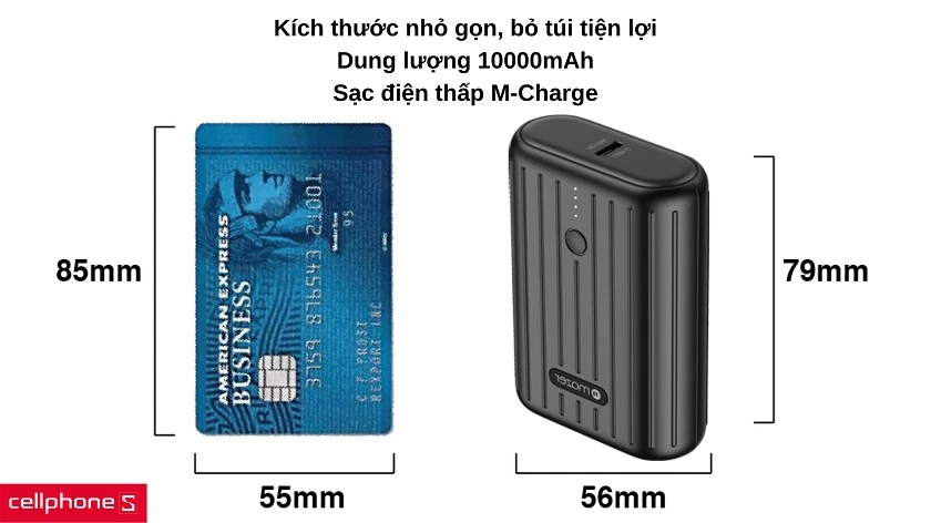 Pin sạc dự phòng Mazer Super MINI V2 22.5W PD 10000mAh