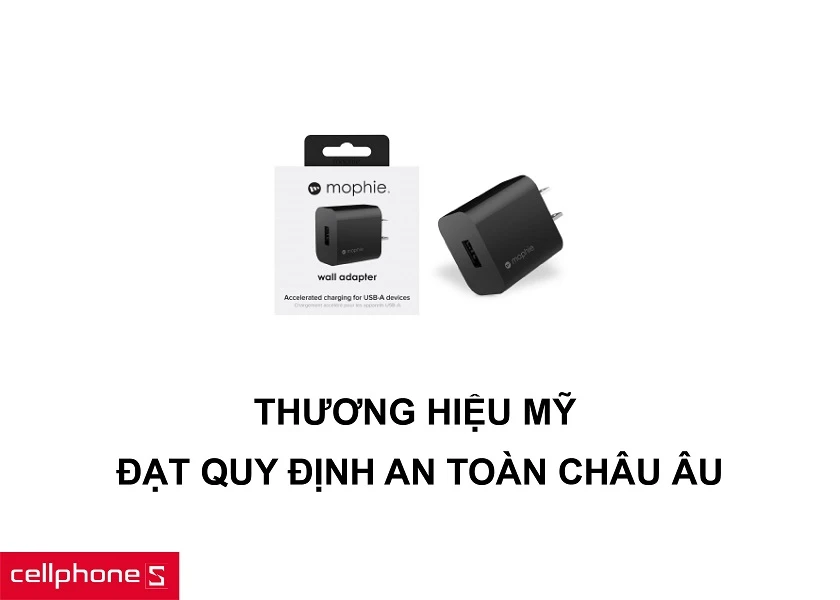 Thương hiệu đến từ Mỹ cùng việc đạt các quy định an toàn của Châu Âu