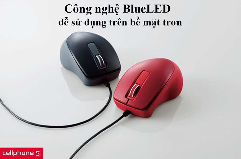 Trang bị công nghệ BlueLED dễ sử dụng trên bề mặt trơn
