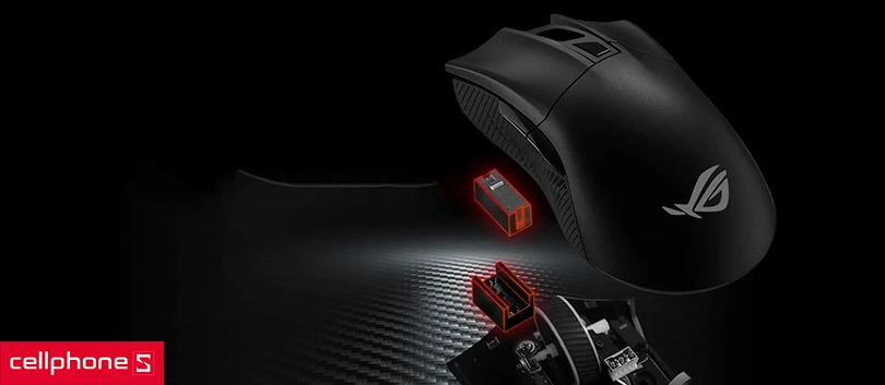 Chuột gaming có dây Asus Gladius II Core - Thiết kế độc đáo, hoạt động nhanh nhạy