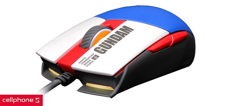 Chuột gaming có dây Asus ROG Strix Impact II Gundam - Lấy cảm hứng từ manga Nhật Bản độc đáo