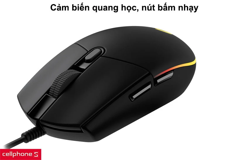 Chuột chơi game có dây Logitech G203 Lightsync