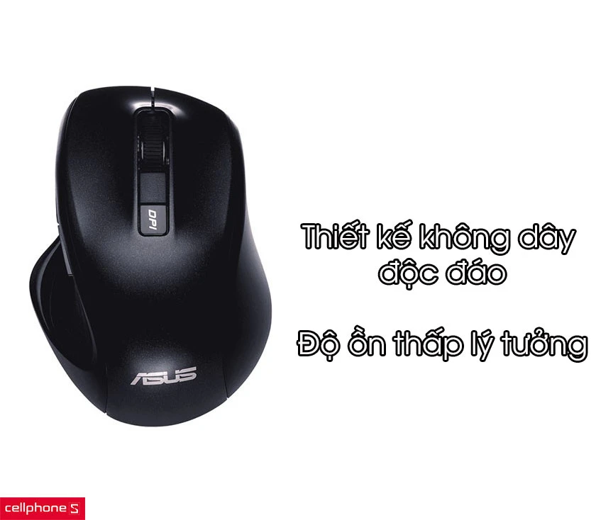 Chuột không dây Asus MW202 Silent