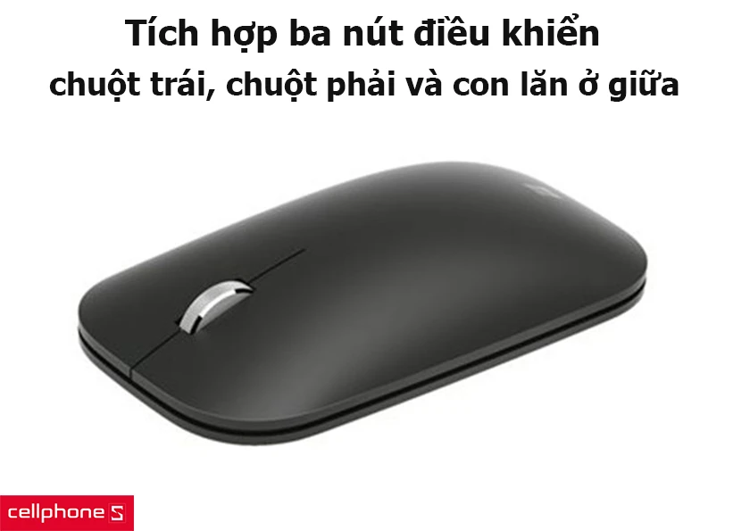 Tích hợp ba nút điều khiển