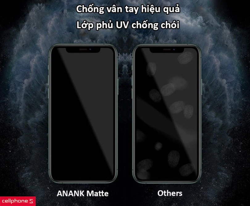 Dán cường lực nhám iPhone 13 / 13 Pro ANANK