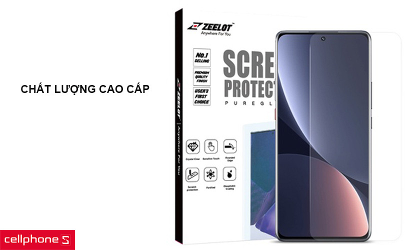 Kính cường lực Xiaomi 12 Uv Loca Zeelot