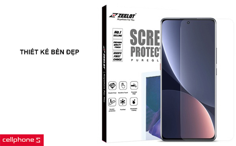 Kính cường lực Xiaomi 12 Uv Loca Zeelot