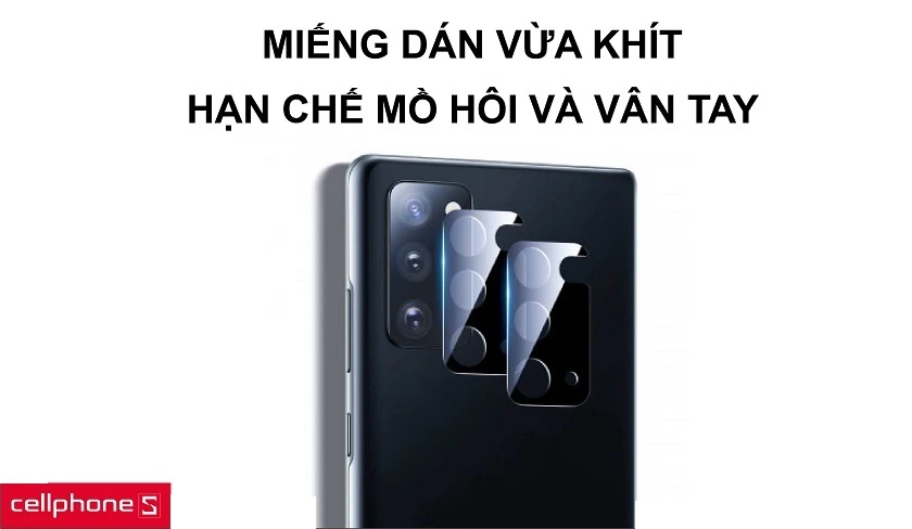 Đường cắt chính xác tỉ mỉ cùng việc chống bám dính mồ hôi và dấu vân tay