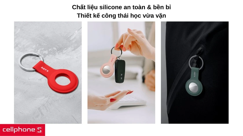 Thiết kế công thái học, chất liệu silicone bền chắc