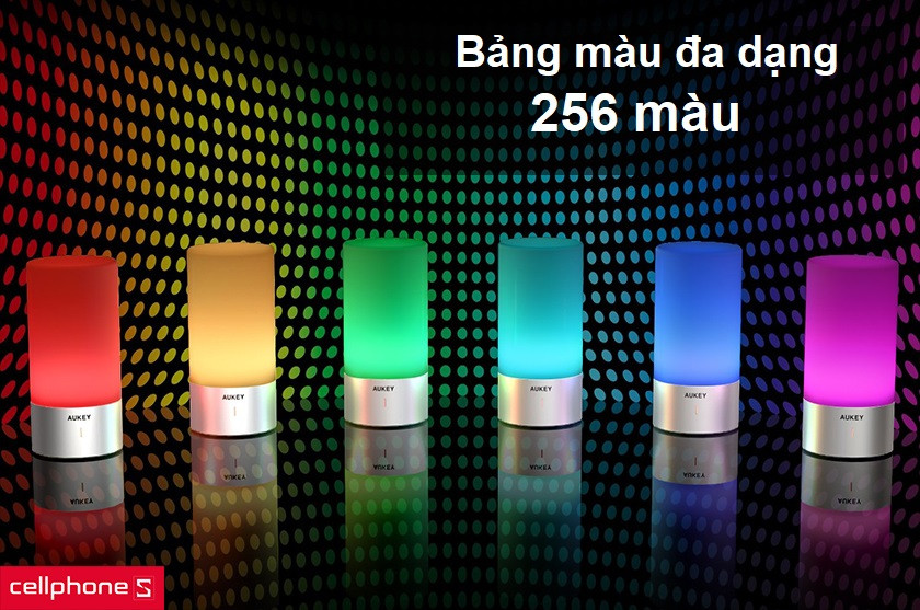 nhiều màu sống động