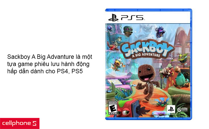 Đĩa game PS5 Sackboy A Big Adventure ECAS-00006E