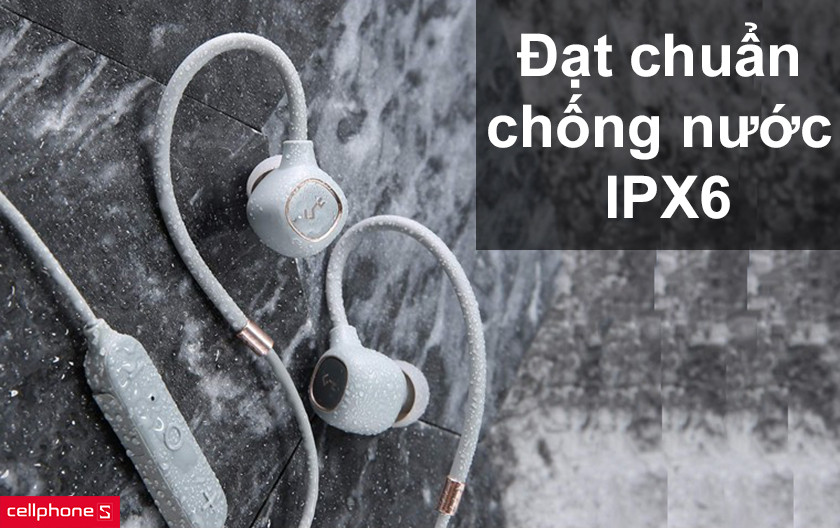 đạt chuẩn chống nước IPX6