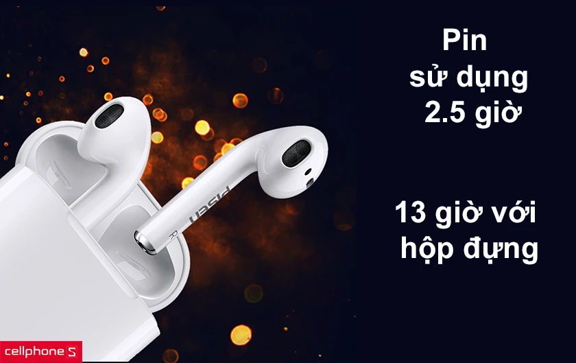 Pin sử dụng liên tục 13 giờ hỗ trợ sạc nhanh