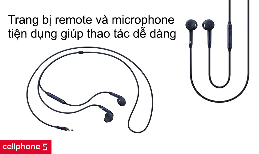Trang bị remote và microphone tiện dụng giúp bạn thao tác một cách dễ dàng