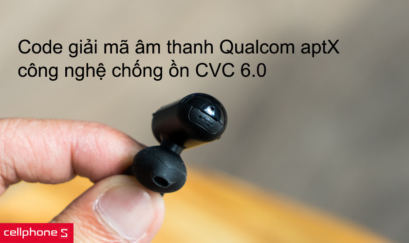Thiết kế nhỏ gọn trong vành tai chỉ 4g, chống nước IPX4