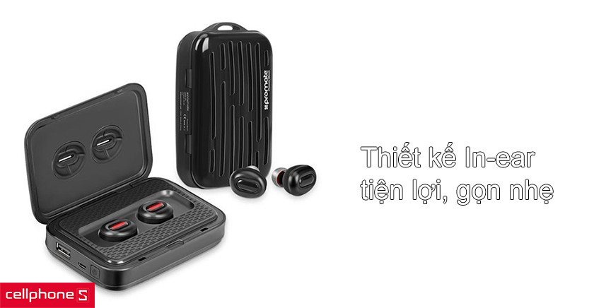 thiết kế in-ear nhét trong