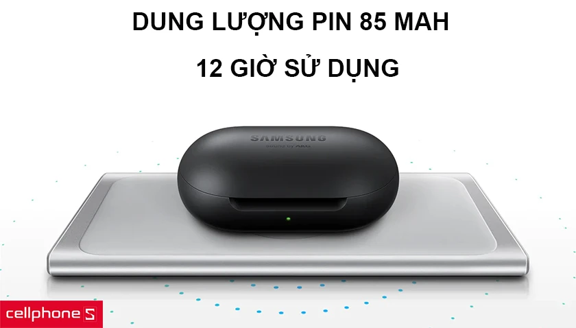 Dung lượng pin 85 mAh cho 12 giờ sử dụng