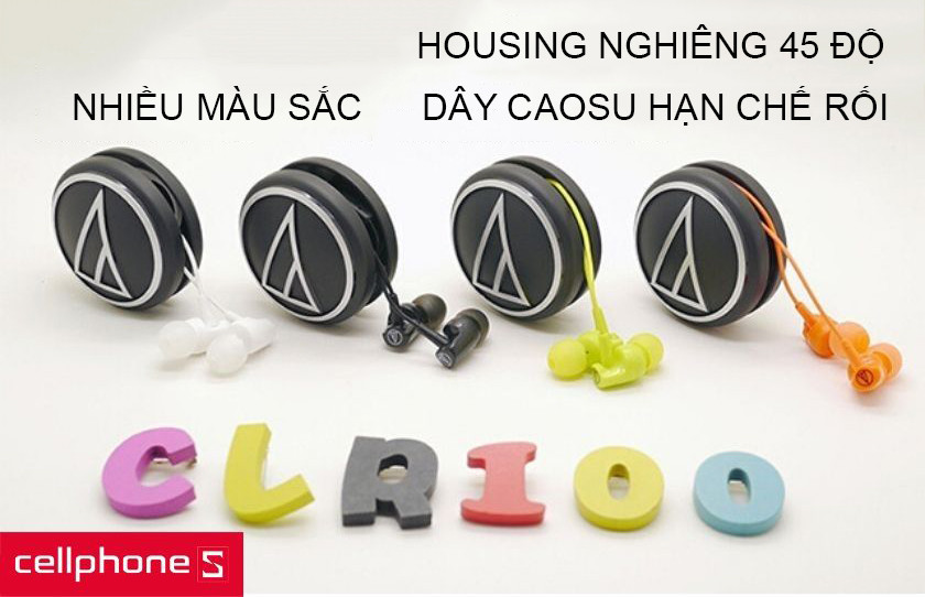 Thiết kế trẻ trung, năng động cùng khối lượng nhẹ 3,4g và nhiều màu sắc thời trang 