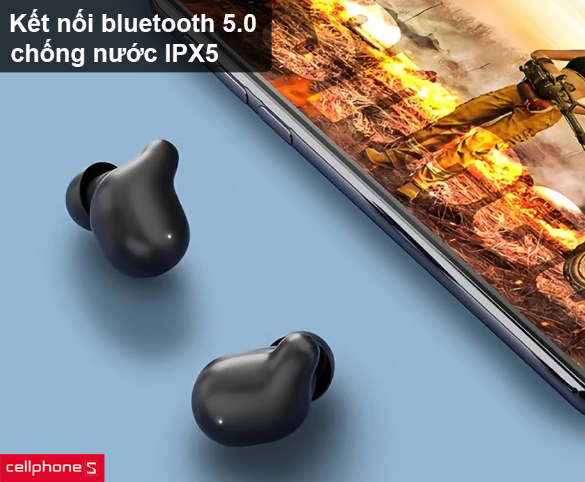 Kết nối bluetooth 5.0 không dây