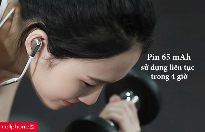 pin 65 mAh sử dụng trong 4 giờ