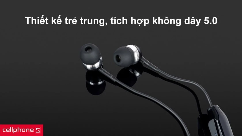 Thiết kế trẻ trung, tích hợp không dây 5.0