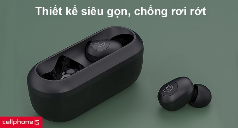 Thiết kế siêu gọn, chống rơi rớt