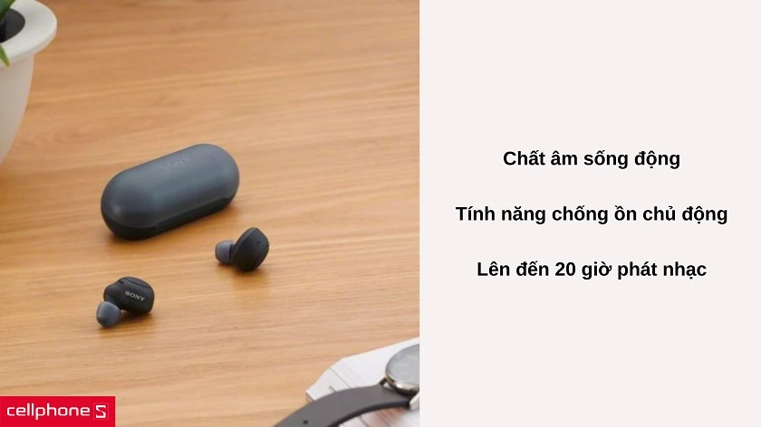 Chất âm sống động, chống ồn ANC, thời lượng pin tốt