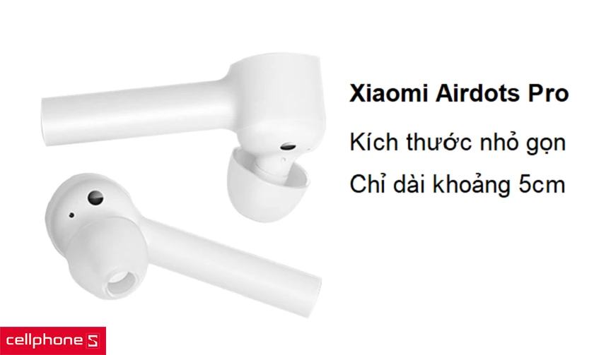 Tai nghe bluetooth Xiaomi Airdots Pro có thiết kế khá sang trọng, độc đáo