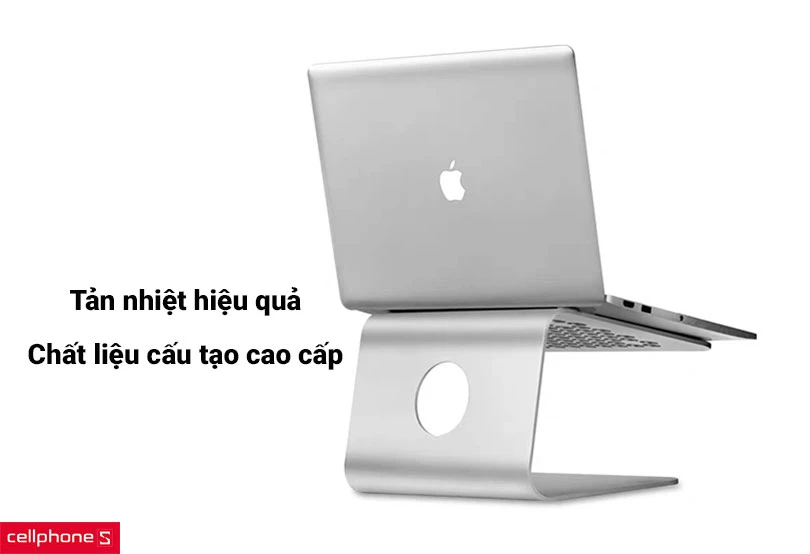 Giá đỡ laptop/Macbook S-Case High Stand nhôm nguyên khối 