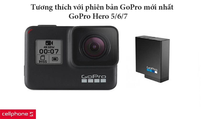 Tương thích với phiên bản GoPro mới nhất