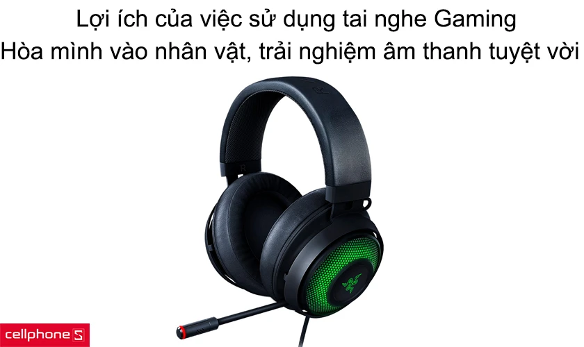 Lợi ích của việc sử dụng tai nghe Gaming