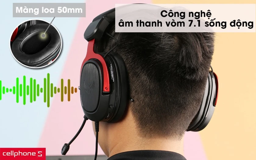 Tai nghe chụp tai Gaming Asus TUF H3