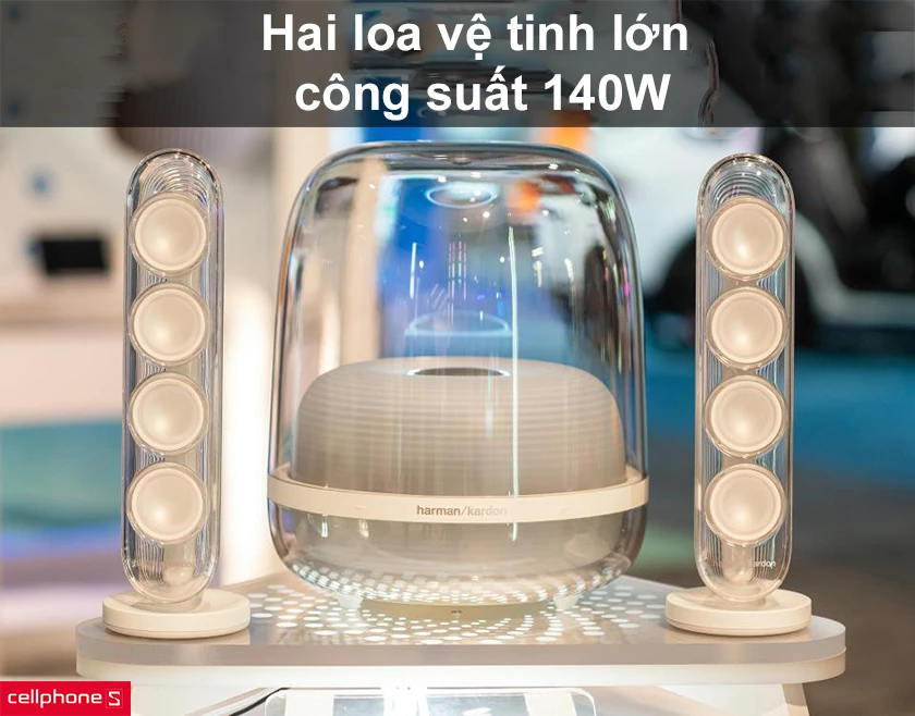 Hai loa vệ tinh lớn công suất 140W