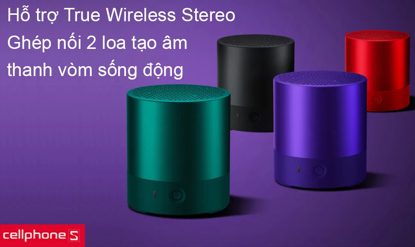 Khả năng kết nối 2 loa cùng lúc tạo thành dải âm thanh ấn tượng