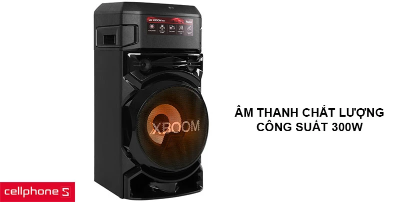 Âm thanh chất lượng với công suất 300W