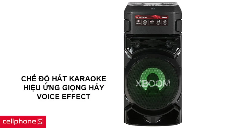 Chế độ hát Karaoke cùng hiệu ứng giọng hát Voice Effect