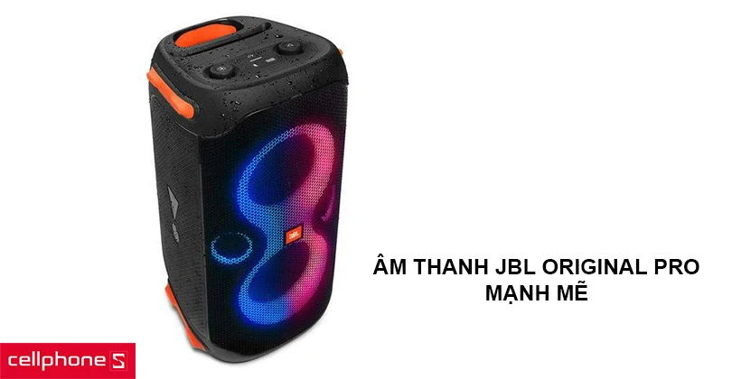 Âm thanh JBL Original Pro mạnh mẽ, điều khiển qua app thông minh