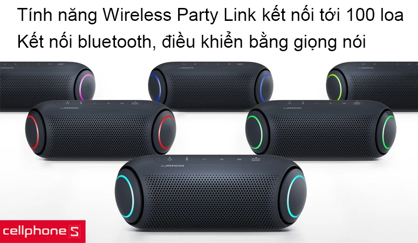 Kết nối tới 100 loa, kết nối Bluetooth ổn định, điều khiển giọng nói tiện lợi