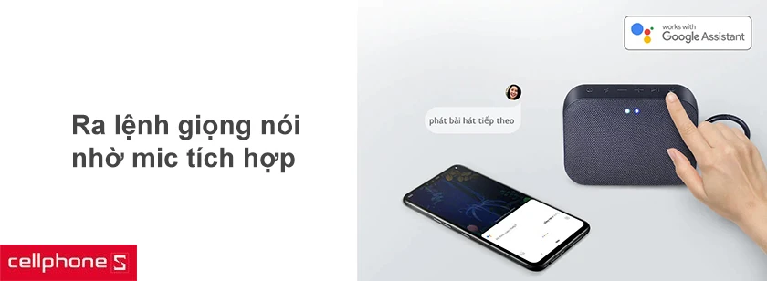 Hỗ trợ gọi thoại nhờ mic tích hợp, cổng AUX 3.5mm kết nối có dây