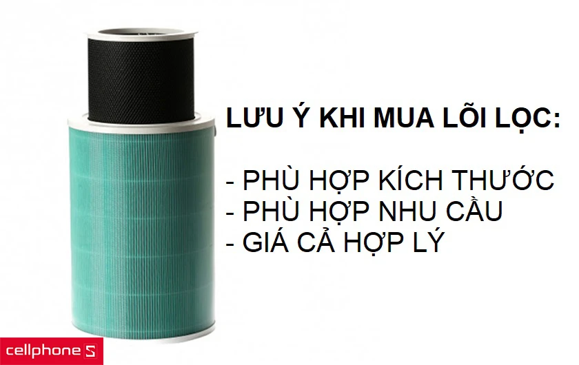 Tiêu chí chọn mua lõi lọc không khí