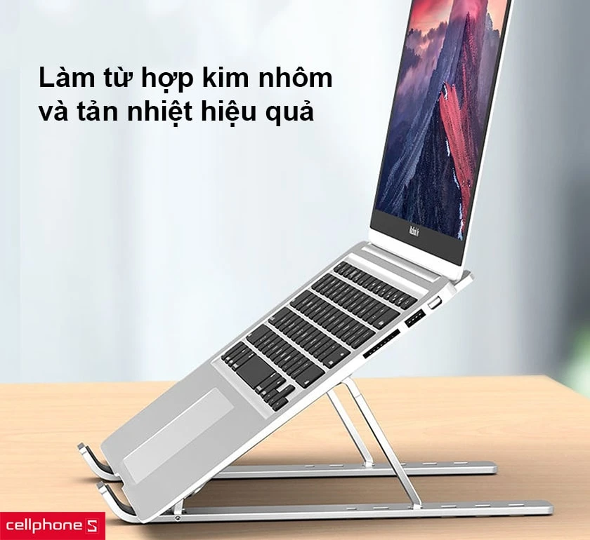 Giá đỡ Laptop/Macbook S-Case hợp kim nhôm
