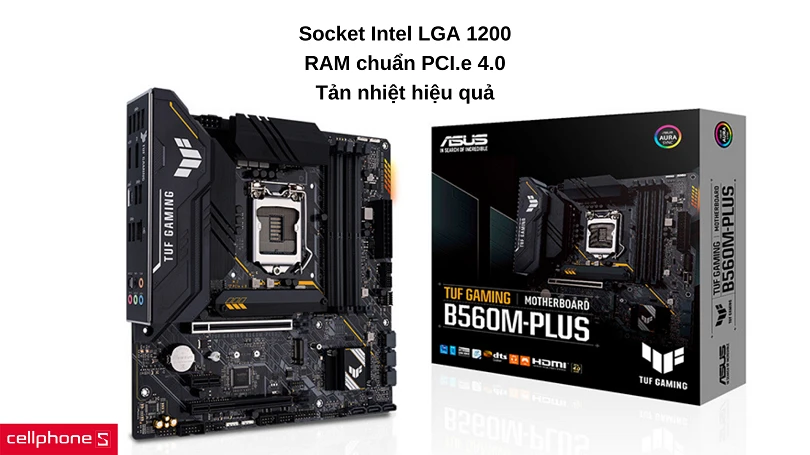 Mainboard Asus TUF Gaming B560M-Plus