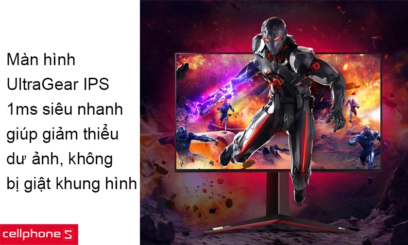 Màn hình công nghệ UltraGear IPS 1ms đầu tiên trên thế giới