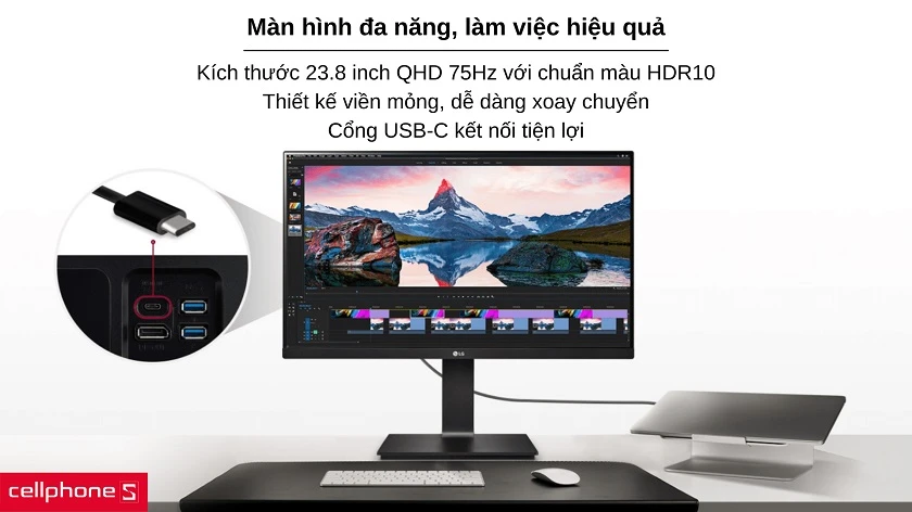 Màn hình LG 24 24QP750