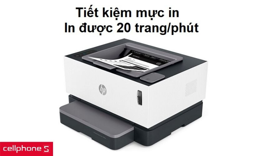 Tiết kiệm mực, chỉ 85 đồng với một trang và một phút có thể in được 20 trang